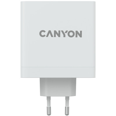 CANYON H-140-01, Wall charger with 1USB-A, 2 USB-C. Input:100-240V~50/60Hz, 2.0A Max. USB-A Output: 5V /9V /12V/20V /28V Max Output Current:5.0A max