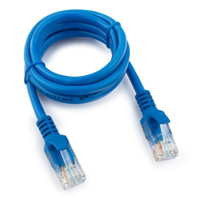 Cable  Patch cord  UTP 5e-Cat  1 m Cablexpert PP12-1M/B, синий