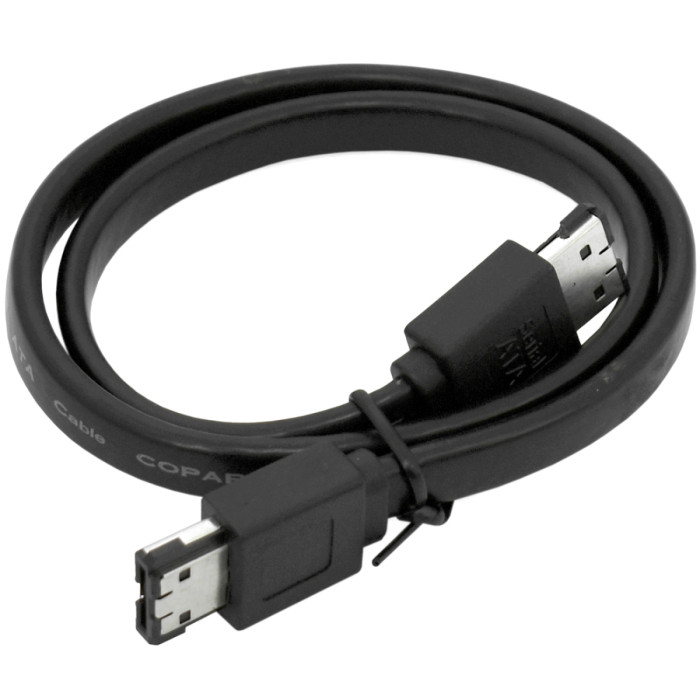 Cable eSATA to eSATA, Cablexpert, 0.5м, CC-ESATA-DATA, black