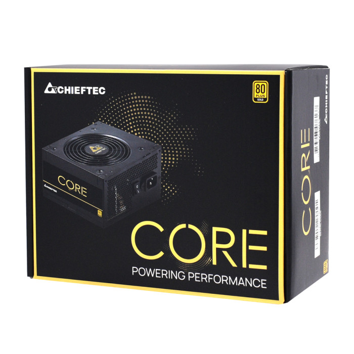 Power supply ATX Chieftec CORE, BBS-600S, 600W, 80plus Gold
