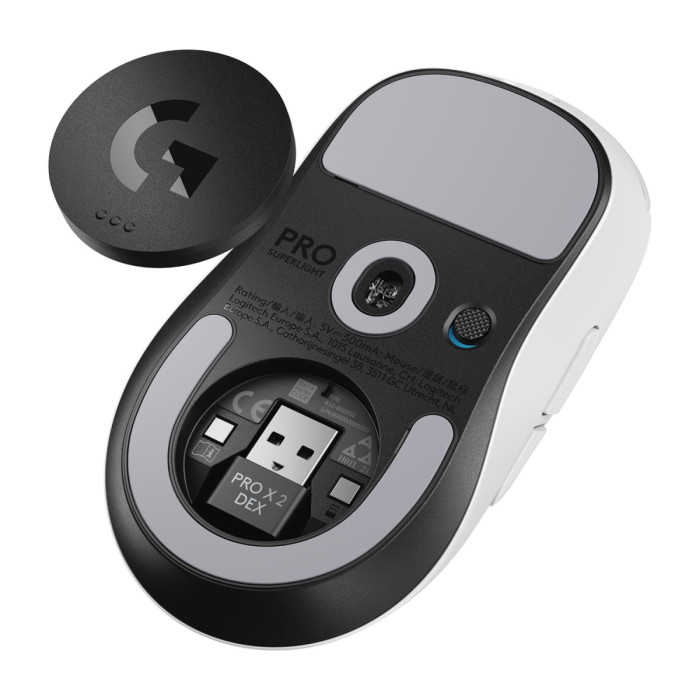 Mouse Logitech G Pro X Superlight 2 DEX , optical, dpi 100-44000, [910-007365], white