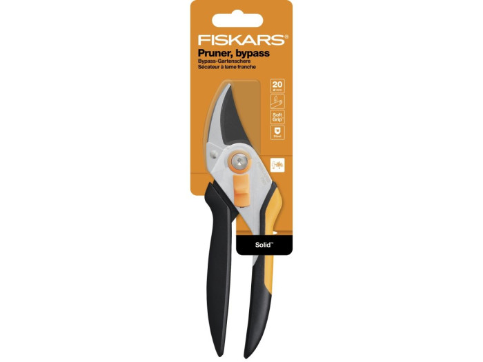 Секатор плоскостной металлический FISKARS Solid  P331