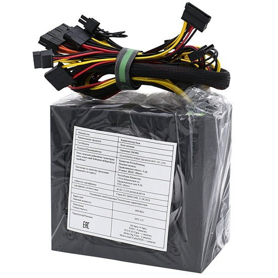 Блок питания Gamemax GM-500 SE, 80+