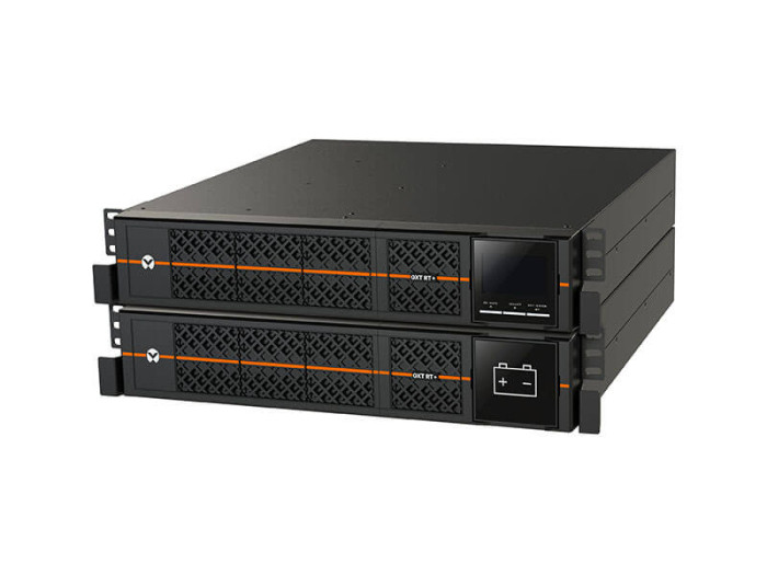 Vertiv GXT RT+ 1ph UPS, 1kVA, input plug IEC60320 C14, 2U, output  -  230V, output socket groups (6)C13