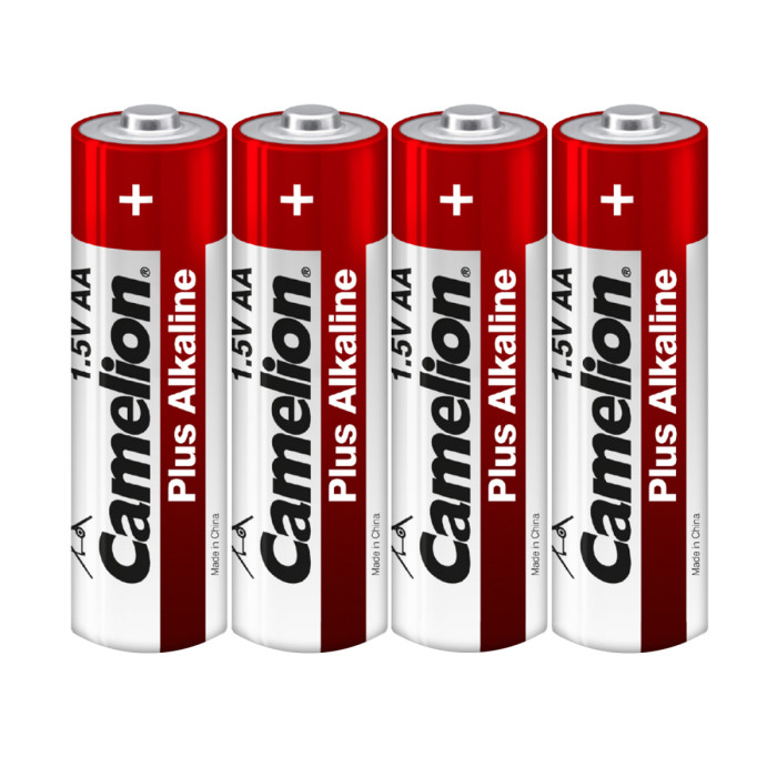 Батарейки Camelion AA (LR6-SP4), alkaline Plus, комплект - 4 штуки