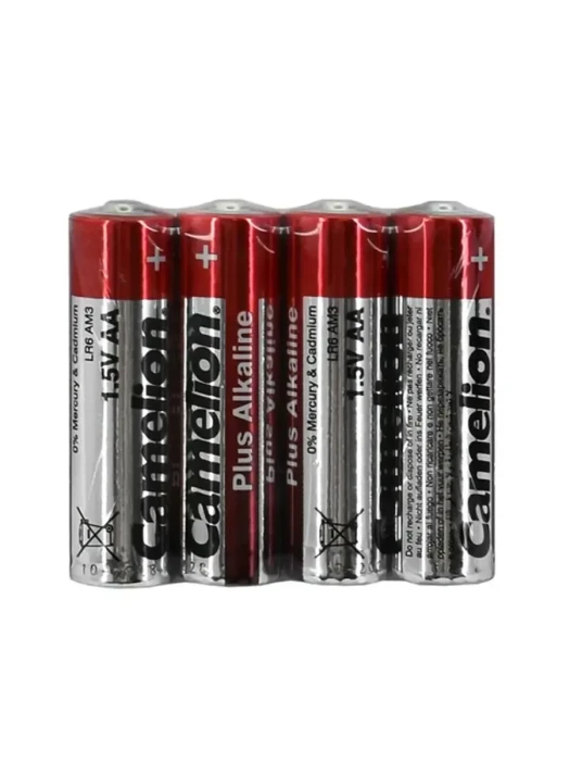 Батарейки Camelion AA (LR6-SP4), alkaline Plus, комплект - 4 штуки