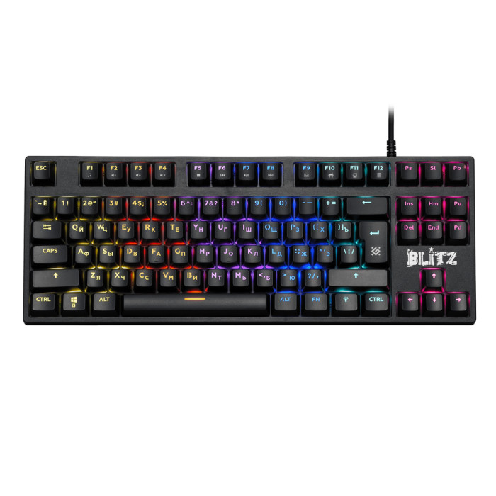 KeyBoard  USB, Defender Blitz GK-240L, black, (45240)