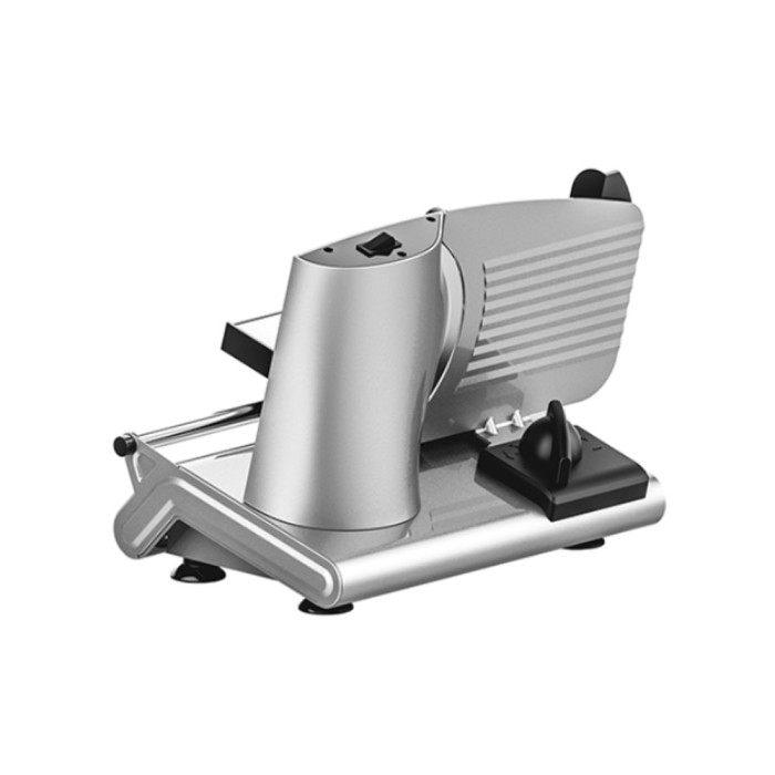 Ломтерезка, Centek, CT-1380, (сереб), Мощность 150 Вт, Толщина нарезки 3-15мм, Держатель крайнего ломтика, Стальной