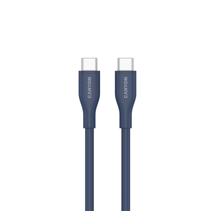 CANYON cable CC60SC10 C-C 60W 1m Silicon Dark blue