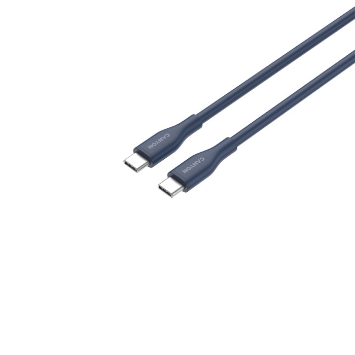 CANYON cable CC60SC10 C-C 60W 1m Silicon Dark blue
