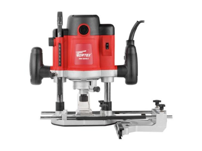 Фрезер вертикальный WORTEX MM 5519 E в кор. + аксессуары 2000 Вт, цанга 8/12 мм, 8000-23000 об/мин