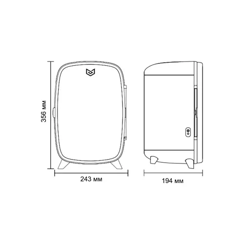 Мини-холодильник для косметики BONA BN-06LG — сохраните свежесть и качество ваших косметических средств!