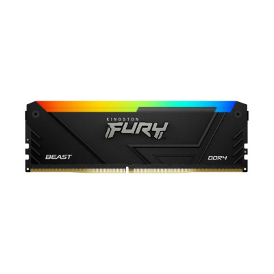 Модуль памяти Kingston FURY Beast RGB KF432C16BB2A/8WP DDR4 8GB 3200MHz