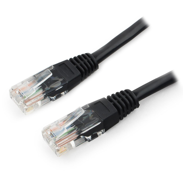 Cable  Patch cord  UTP 5e-Cat  3 m Cablexpert PP12-3M/BK, черный