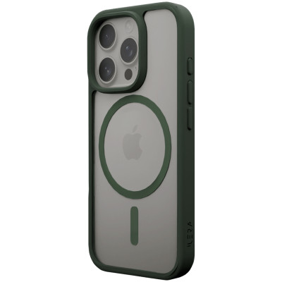 iLeraGo ColorAnt Clear Case, Deep Green for iPhone 16 Pro Max