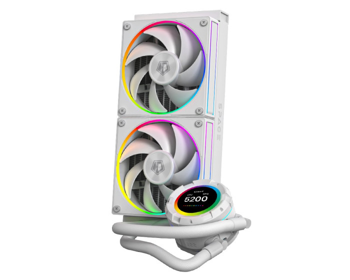 Водяное охлаждение для процессора ID-COOLING SL240 WHITE
