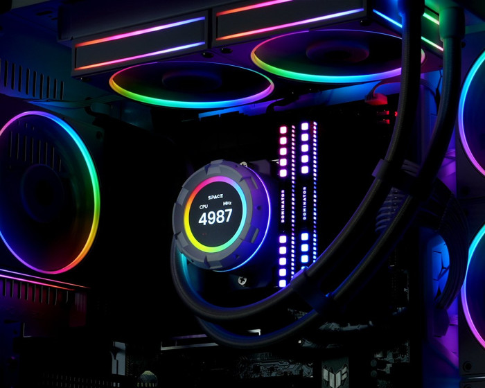 Водяное охлаждение для процессора ID-COOLING SL240 WHITE