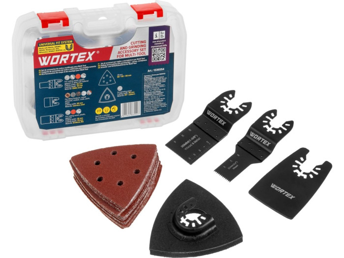 Набор аксессуаров для реноватора 5 предметов в боксе (для резки/шлифовки)