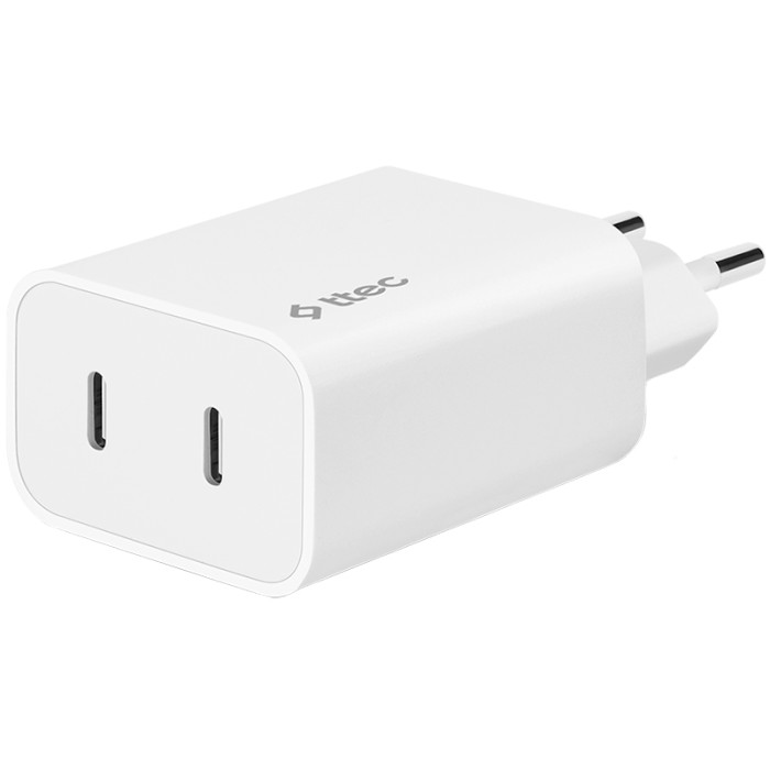 ttec SmartCharger Duo PD 40 Вт USB-C + USB-C