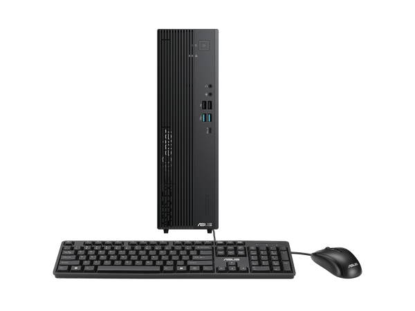 Системный блок ASUS D701SER-3141000050/BLACK/8.6L/I3-14100/8G/256G M.2 PCIE/Wi-Fi6E+BT5.4/dTPM/180W /USB KB  M/DOS/1yw