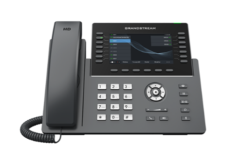 Grandstream GRP2650, Carrier-Grade IP Phones, 14  line keys, 16 SIP accounts, 48 Digital BLF and Speed Dial keys, HD (with power supply)