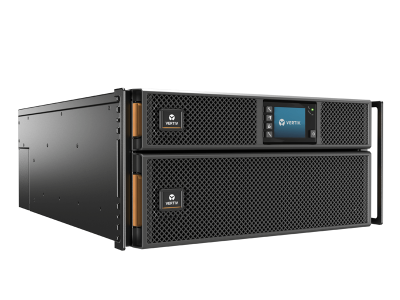 Vertiv Liebert GXT5 1ph UPS, 10kVA, input plug - hardwired, 5U, output  -  230V, hardwired, output socket groups (4)C13 &amp; (4)C19