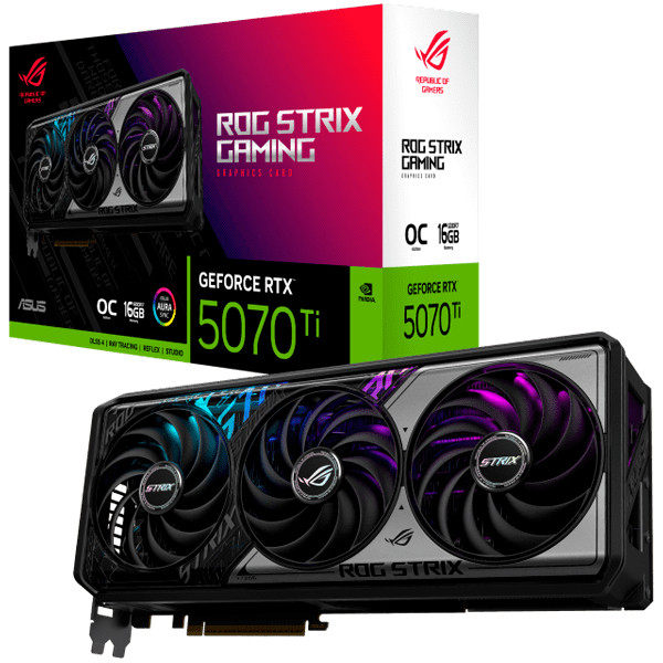 ASUS Video Card NVIDIA GeForce RTX 5070 Ti 16GB GDDR7 256-bit Digital Max Resolution 7680 x 4320 Yes x 2 (Native HDMI 2.1b)Yes x 3 (Native DisplayPort 2.1b) HDCP Support Yes (2.3) 850W P/N 90YV0M90-M0NA00