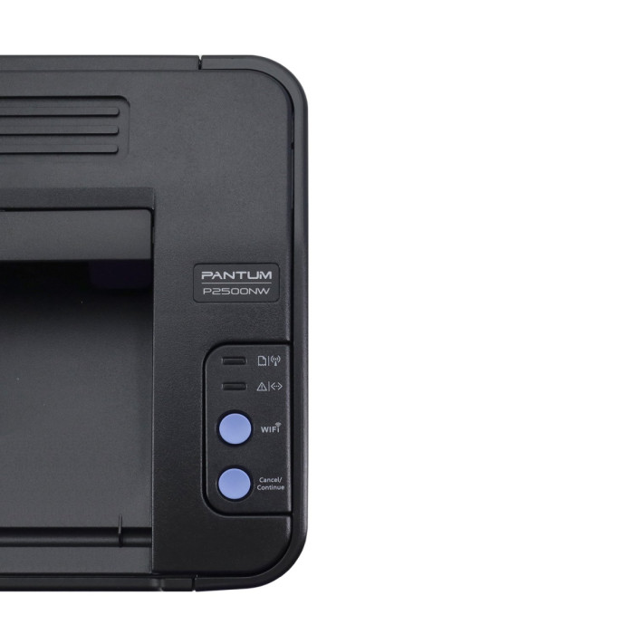 Laser printer Pantum P2500NW, A4, 1200 dpi, 128MB, 22ppm, USB, Wi-Fi, LAN