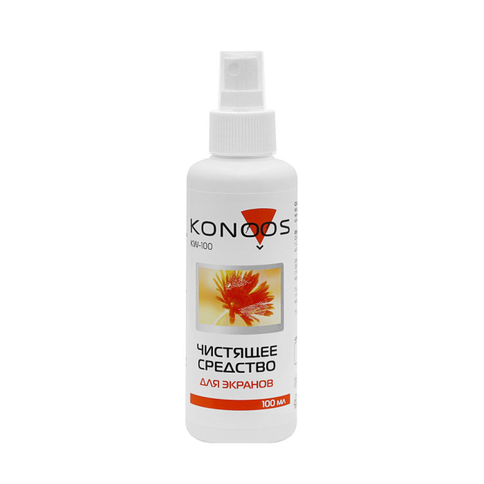 Чистящее средство Konoos, KW-100, 100ml, спрей для экранов