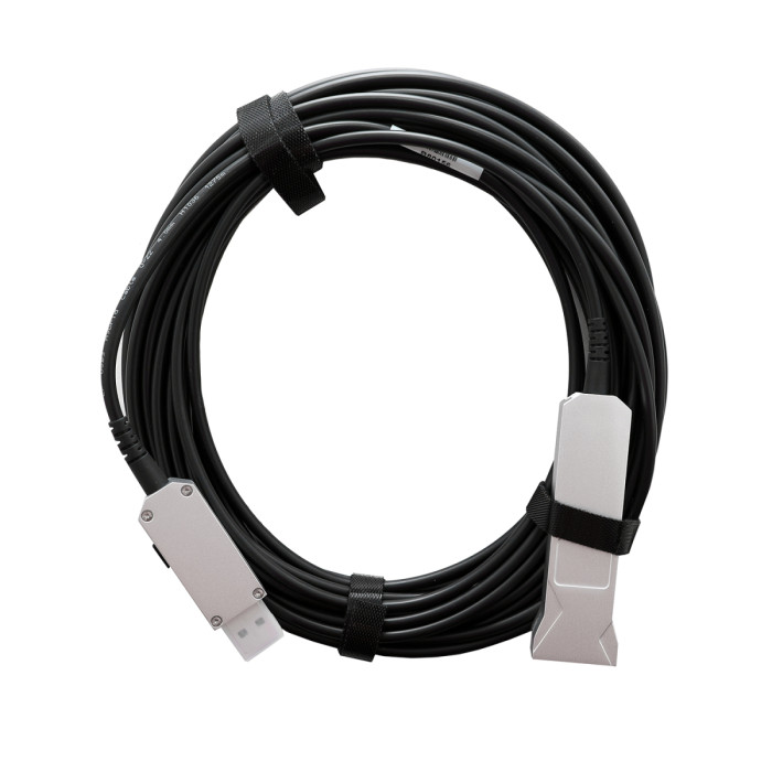 Cable USB (удлинитель) Type Am- Af,10m, Vinteo VC-41, HyBrid Optical, USB 3.0, black, brown box