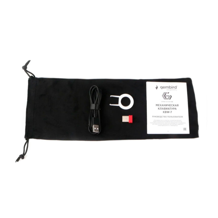 KeyBoard  USB, Gembird KBW-7, BT/2.4 GHz wireless, USB, Grey