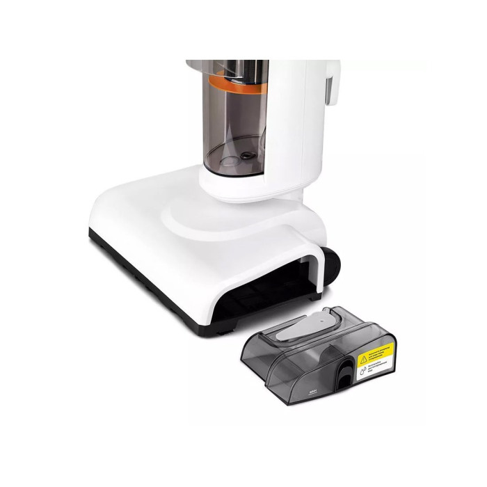 Проводной вертикальный паровой пылесос Kitfort КТ-5157-2 "2 в 1" бело-оранжевый