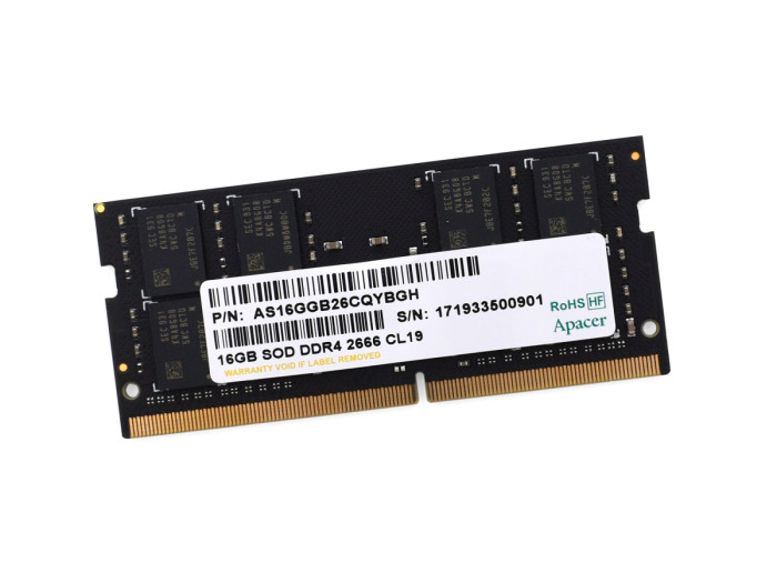 SO-DIMM DDR4 16 GB <2666MHz> Apacer, ES.16G2V.GNH, CL19