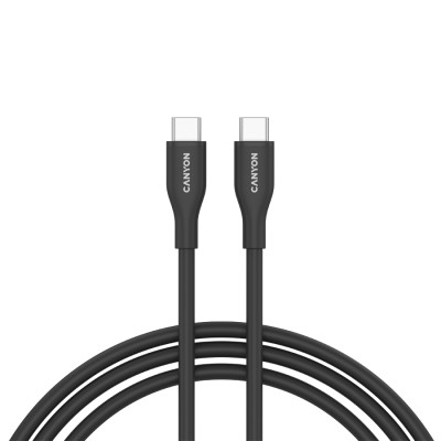 CANYON cable CC60SC10 C-C 60W 1m Silicon Black