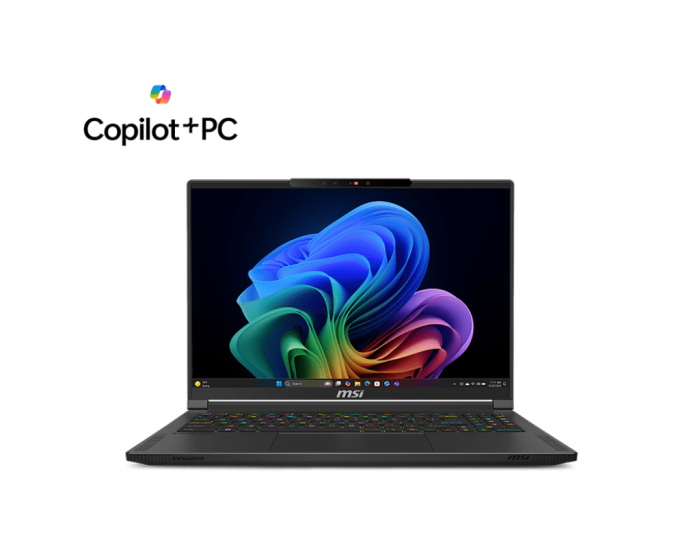 NB MSI Stealth A16 AI+ A3XVGG-214KZ 16" OLED 240Hz Ryzen AI 9 HX 370/32GB/1TB SSD/RTX4070/W11H Black