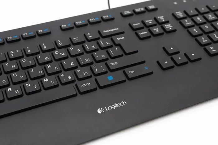 LOGITECH K280e Corded Keyboard - BLACK - USB - RUS - B2B