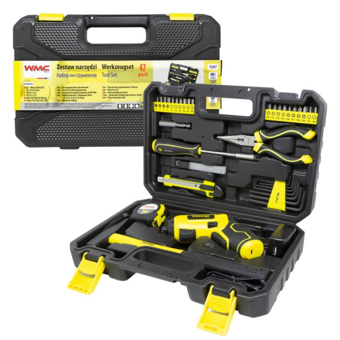 Набор инструментов 47 пр. WMC TOOLS 48241       WMC-1047