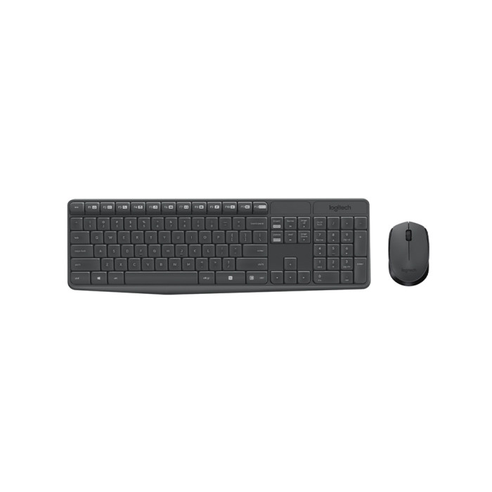 KeyBoard + mouse, USB, wireless, Logitech MK235, 2AAA/AA, (920-007948)