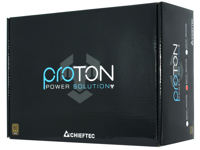 Power supply ATX Chieftec Proton BDF-500S, 500W, 80plus Bronze,
