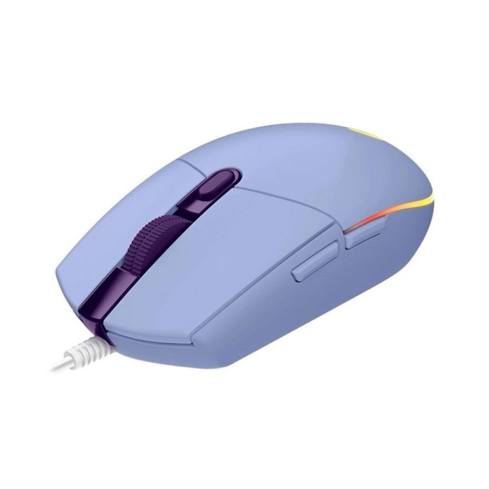 Mouse Logitech G102 LIGHTSYNC, optical, 6 buttons, 200-8000 dpi, USB, [910-005854], violet