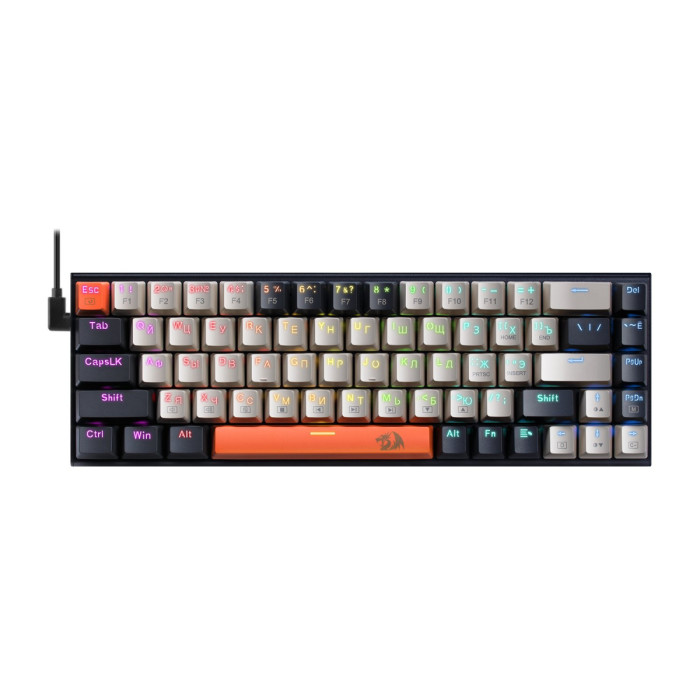 KeyBoard  USB, Redragon Ryze, mechanical, black, (71342)