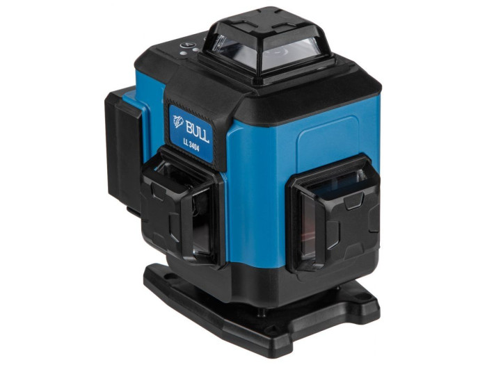 Нивелир лазерный BULL LL 3404 в чем. + аксессуары 4х360°, до 60 м, +/- 0.3 мм/м, зеленый