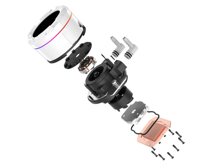 Водяное охлаждение для процессора ID-COOLING SL240 XE WHITE