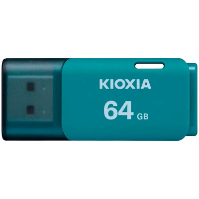 KIOXIA LU202L064GG4; 64GB USB 2.0 KIOXIA Hayabusa U202 AQUA - RETAIL