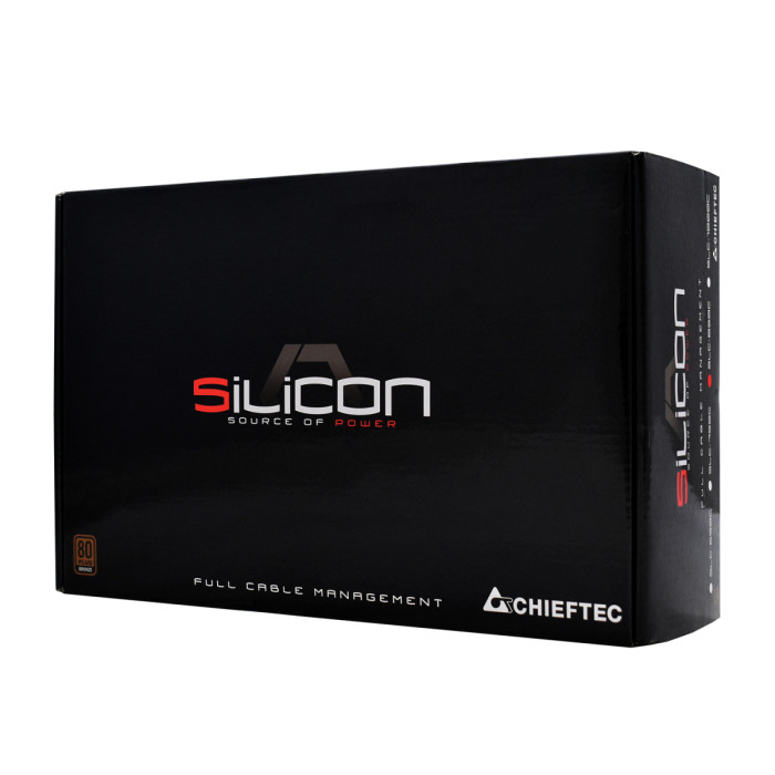Power supply ATX Chieftec SILICON, SLC-1000C, 1000W, 80plus Bronze, Modular