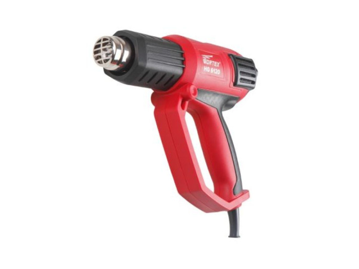 Термовоздуходувка WORTEX HG 6120 в кор. + набор сопл 2000 Вт, 3 режима., 50-600 °С