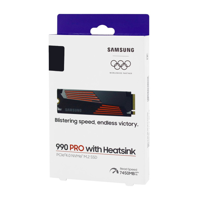 SSD M.2 PCIe 1 TB Samsung 990 PRO, MZ-V9P1T0GW, PCIe 4.0 x4, NVMe 1.3