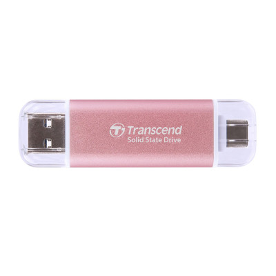 SSD USB  512 GB Transcend ESD310P , TS512GESD310P, USB 3.2 Gen2, Type-C, pink