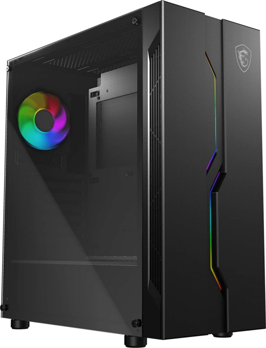 Компьютерный корпус MSI MAG VAMPIRIC 010 ATX/mATX/Mini-ITX 2x3.5", 2x2.5", USB3.0, 2USB2.0 1xARGB