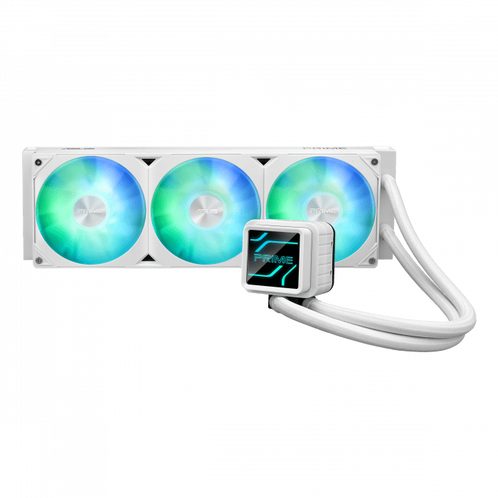 СЖО ASUS PRIME LC 360 ARGB WHITE, 360mm, ARGB Fans, Cooper PUMP, BOX